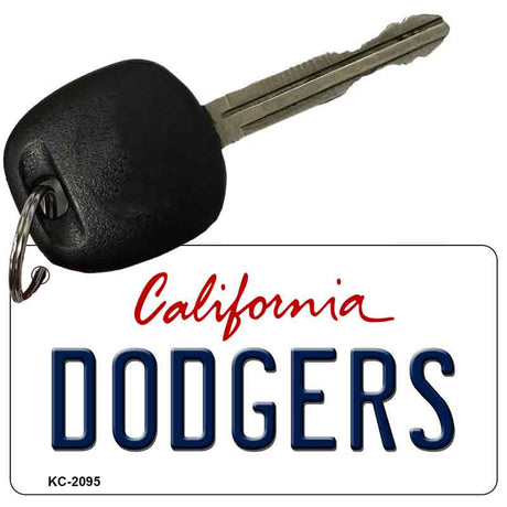 Dodgers California State License Plate Tag Key Chain KC-2095