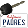 Padres California State License Plate Tag Key Chain KC-2099