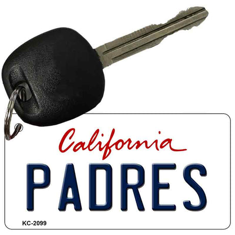 Padres California State License Plate Tag Key Chain KC-2099