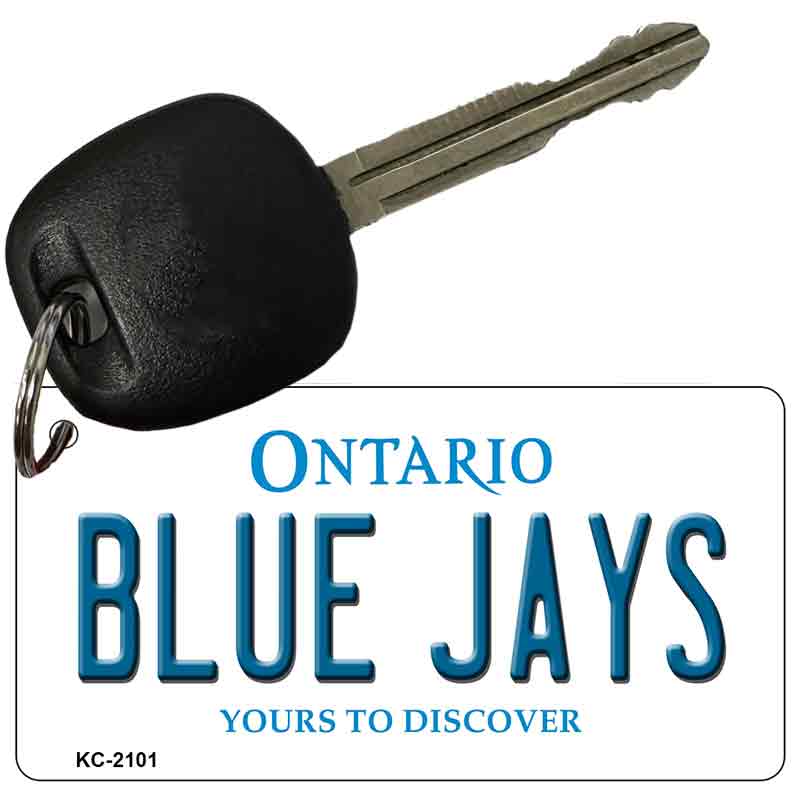 Blue Jays Ontario State License Plate Tag Key Chain KC-2101