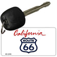 California Shield Route 66 Novelty Aluminum Key Chain KC-2103