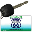 Missouri Shield Route 66 Novelty Aluminum Key ChainKC-2106