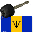 Barbados Flag Novelty Aluminum Key Chain KC-2152