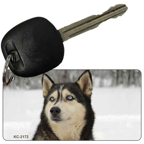 Husky Novelty Metal Key Chain KC-2172