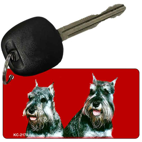 Schnauzer Novelty Metal Key Chain KC-2178