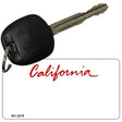 California State Blank Novelty Metal Key Chain KC-2219