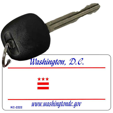 Washington DC State Blank Novelty Metal Key Chain KC-2222