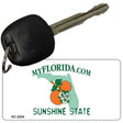 Florida State Blank Novelty Metal Key Chain KC-2224