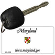 Maryland State Blank Novelty Metal Key Chain KC-2235