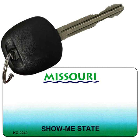 Missouri State Blank Novelty Metal Key Chain KC-2240