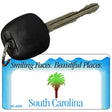 South Carolina State Blank Novelty Metal Key Chain KC-2255