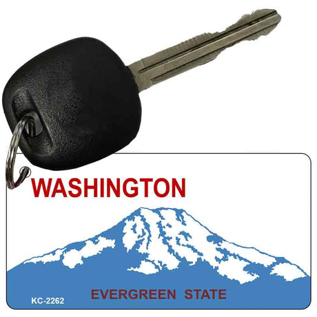 Washington State Blank Novelty Metal Key Chain KC-2262