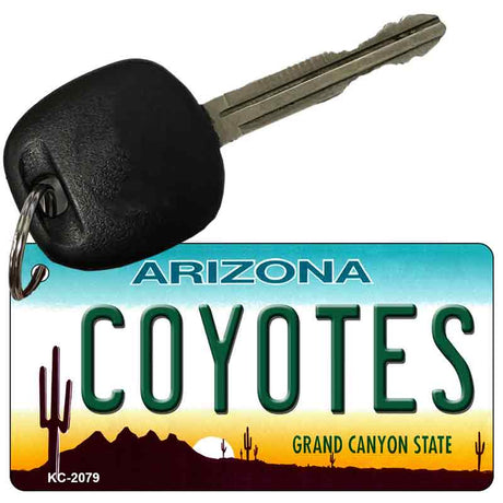 Coyotes Arizona State License Plate Tag Key Chain KC-2279