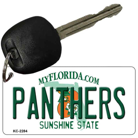 Panthers Florida State License Plate Tag Key Chain KC-2284