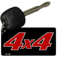 4X4 Black Novelty Aluminum Key Chain KC-228