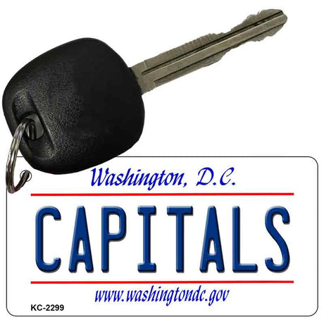 Capitals Washington DC State License Plate Tag Key Chain KC-2299