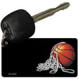 Basketball & Net OffSet Novelty Aluminum Key Chain KC-2307