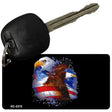 Eagles With Flag Novelty Aluminum Key Chain KC-2310