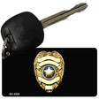 Police Badge Novelty Aluminum Key Chain KC-2324