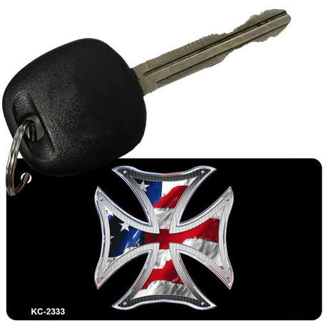 Maltese Cross Novelty Aluminum Key Chain KC-2333