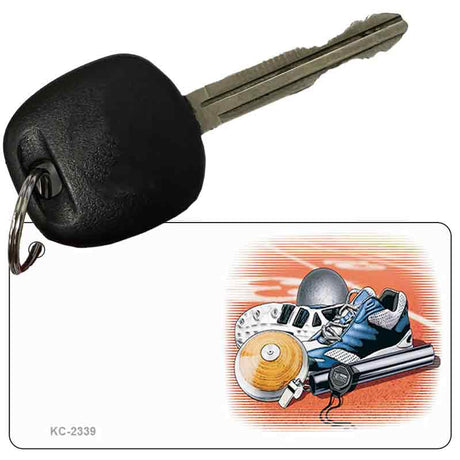 Track & Field OffSet Novelty Aluminum Key Chain KC-2339