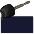 Navy Blue Solid Novelty Metal Key Chain