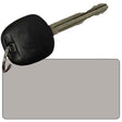 Gray Solid Novelty Metal Key Chain