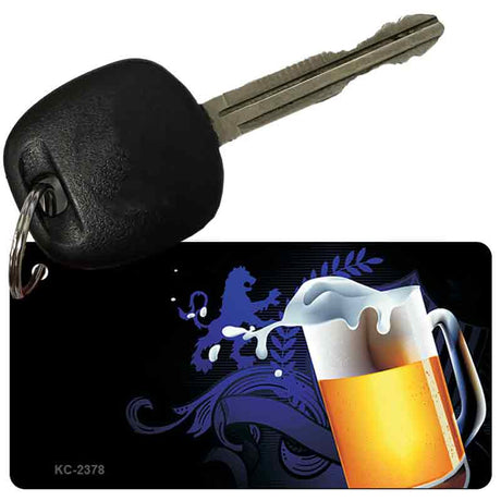 Beer Mug OffSet Novelty Aluminum Key Chain KC-2378