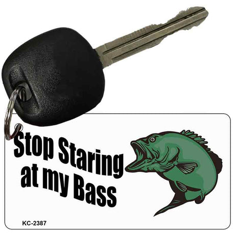 Stop Staring Novelty Aluminum Key Chain KC-2387