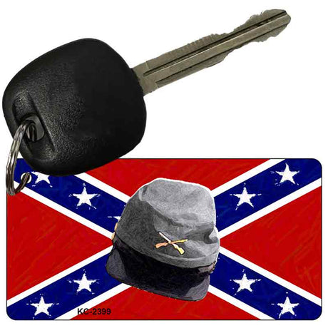 Rebel Cap Novelty Aluminum Key Chain KC-2399