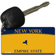 New York State Blank Novelty Metal Key Chain KC-2418