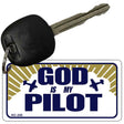 God Pilot Novelty Aluminum Key Chain KC-245