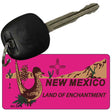 New Mexico Pink Novelty Aluminum Key Chain KC-2479