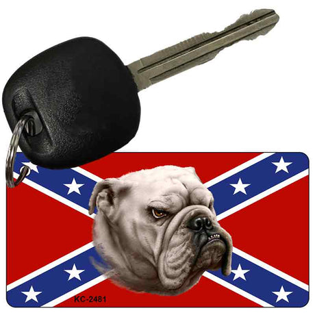 Rebel Bulldog Novelty Aluminum Key Chain KC-2481