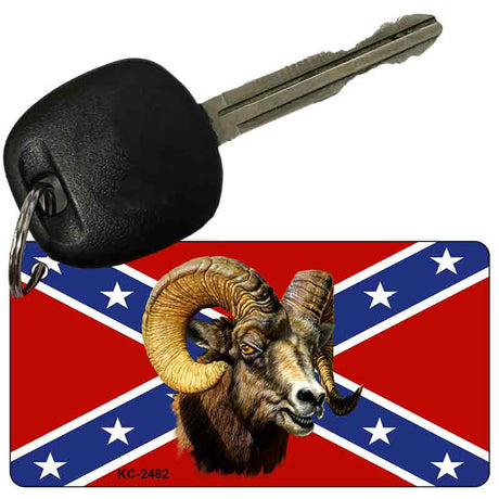 Rebel Ram Novelty Aluminum Key Chain KC-2482