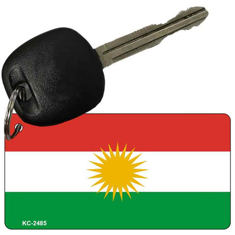 Kurdistan Flag Novelty Aluminum Key Chain KC-2485