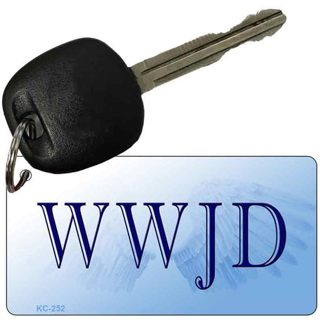 WWJD Novelty Aluminum Key Chain KC-252