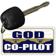 God Co-Pilot Novelty Aluminum Key Chain KC-253