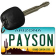 Payson Arizona State License Plate Tag Key Chain KC-2556