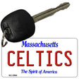 Celtics Massachusetts State License Plate Tag Key Chain KC-2564