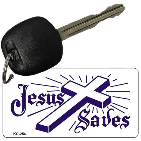 Jesus Saves Novelty Aluminum Key Chain KC-256