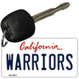 Warriors California State License Plate Tag Key Chain KC-2571