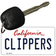 Clippers California State License Plate Tag Key Chain KC-2574