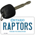 Raptors Ontario State License Plate Tag Key Chain KC-2590