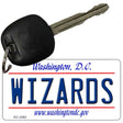 Wizards Washington DC State License Plate Tag Key Chain KC-2592