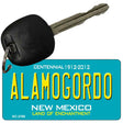 Alamogordo Teal New Mexico Novelty Metal Key Chain KC-2789