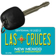 Las Cruces Teal New Mexico Novelty Metal Key Chain KC-2790