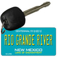 Rio Grande River Teal New Mexico Novelty Metal Key Chain KC-2795