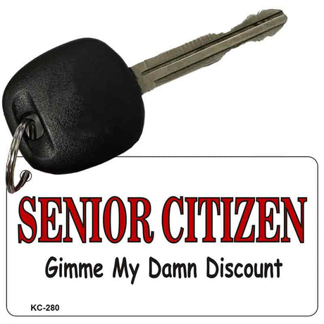 Senior Citizen Novelty Aluminum Key Chain KC-280