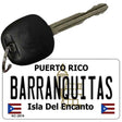 Barranquitas Puerto Rico Flag Novelty Aluminum Key Chain KC-2819